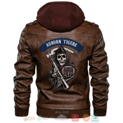 Auburn Tigers NCAA Football Sons Of Anarchy Leather Jacket LJ0436