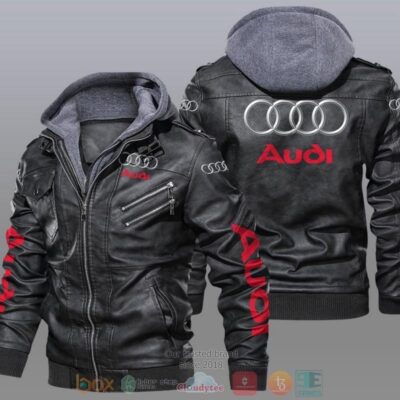 Audi Car Motor Leather Jacket LJ0441