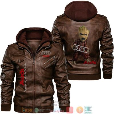 Audi Vorsprung durch Technik Baby Groot Leather Jacket LJ0444 1