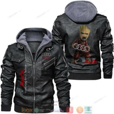 Audi Vorsprung durch Technik Baby Groot Leather Jacket LJ0444