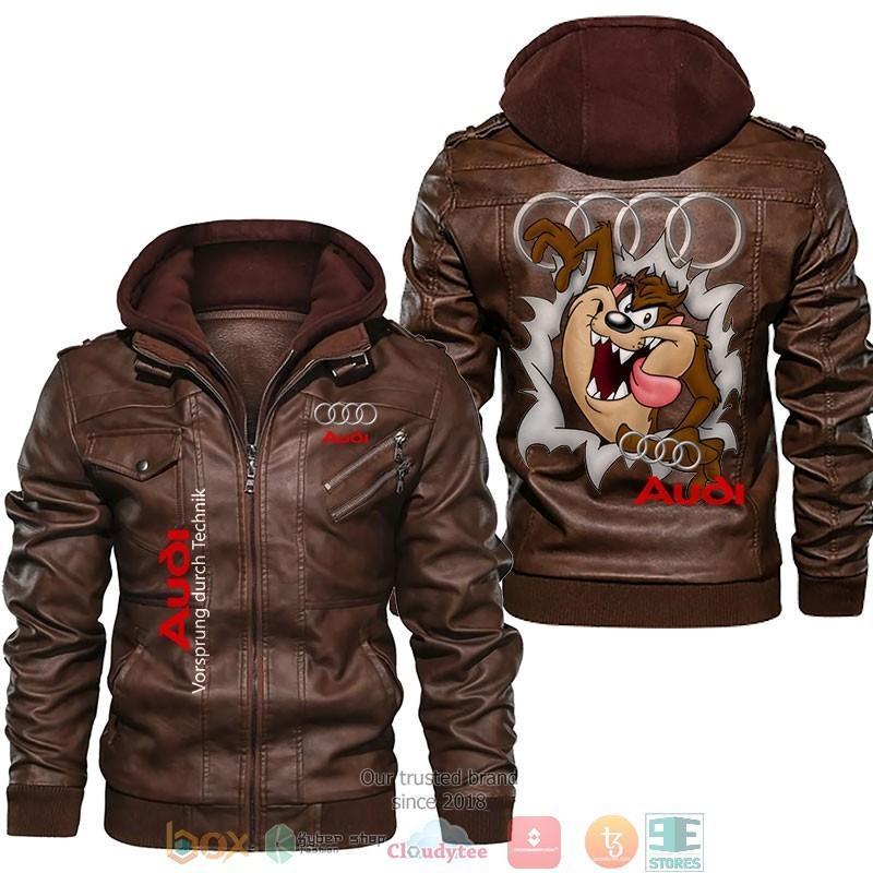 Audi-Vorsprung-durch-Technik-Tasmania-Leather-Jacket-LJ0445-1 Audi Vorsprung durch Technik Tasmania Leather Jacket LJ0445 1