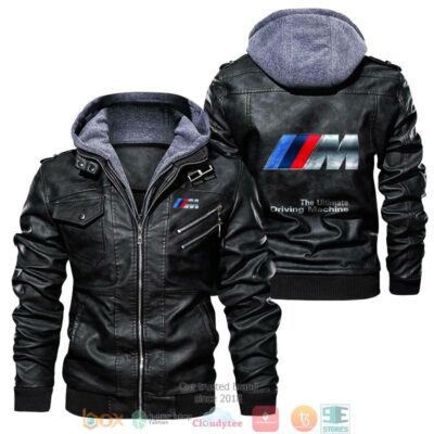 BMW M The Ultimate Driving MachineLeather Jacket LJ0538 1