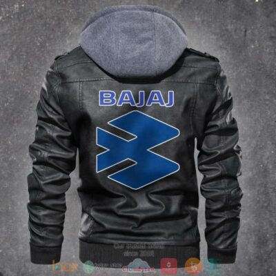 Bajja Motorcycle Black Leather Jacket LJ0454