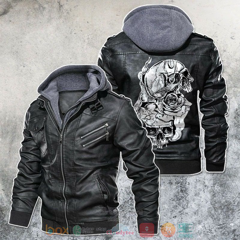 Beauty-But-Deadly-Skull-and-Rose-Leather-Jacket-LJ0501 Beauty But Deadly Skull And Rose Leather Jacket LJ0502