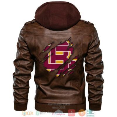 Bethune Cookman Wildcats NCAA Brown Leather Jacket LJ0516