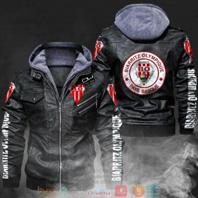 Biarritz Olympique Leather Jacket LJ0523 1