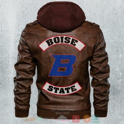Boise State Broncos Logo NCAA Leather Jacket LJ0560
