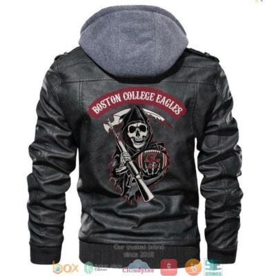 Boston College Eagles NCAA Football Sons Of Anarchy Leather Jacket LJ0581