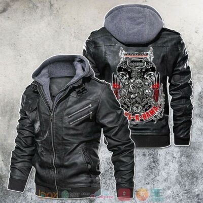 Bowl A Rama Motorcycle Club Leather Jacket LJ0594