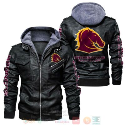 Brisbane Broncos NRL Leather Jacket LJ0606