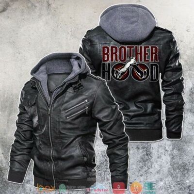 Brotherhood Motorcycle Rider Leather Jacket LJ0611