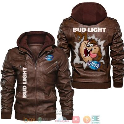 Bud Light Tasmania Leather Jacket LJ0625 1