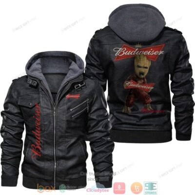 Budweiser Baby Groot Leather Jacket LJ0628