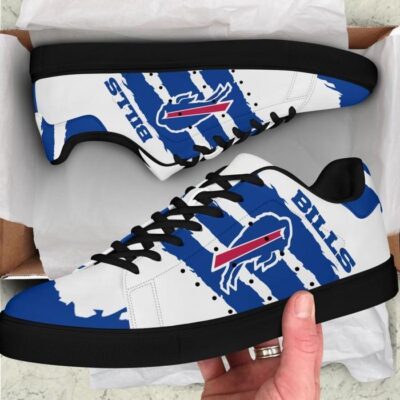 Buffalo Bills Low Top Leather Skate Shoes