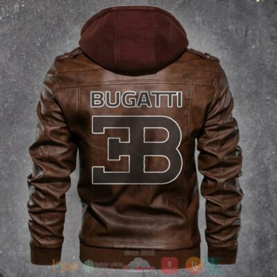Bugatti Automobile Car Leather Jacket LJ0650
