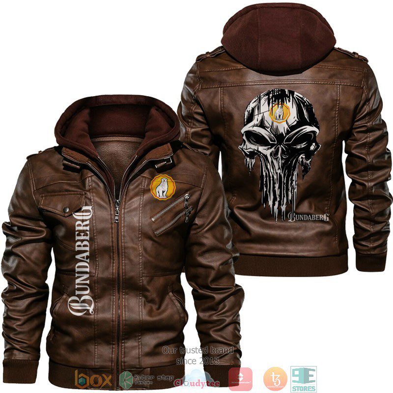 Bundaberg-Brewed-Drinks-Punisher-Skull-Leather-Jacket-LJ0661-1 Bundaberg Brewed Drinks Punisher Skull Leather Jacket LJ0661 1