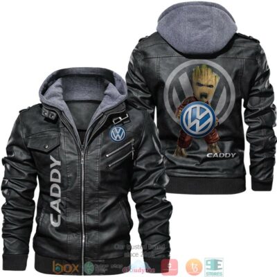Caddy Baby Groot Leather Jacket LJ0676
