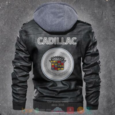 Cadillac Automobile Car Leather Jacket LJ0680