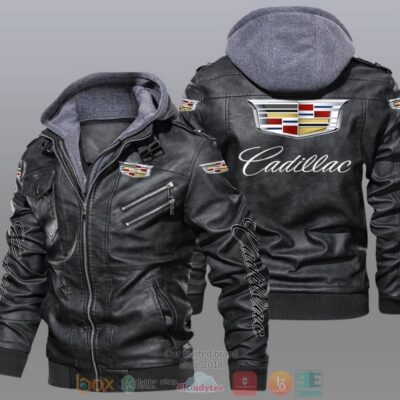 Cadillac Car Motor Leather Jacket LJ0683