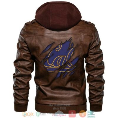 California Golden Bears NCAA Brown Leather Jacket LJ0697