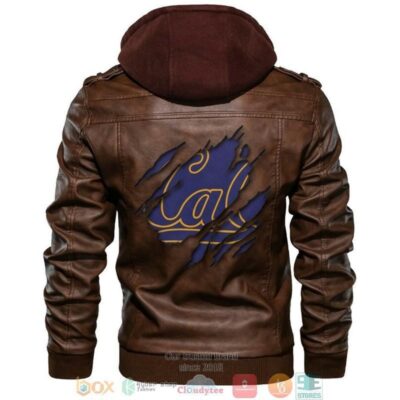 California Golden Bears NCAA Brown Leather Jacket LJ0698