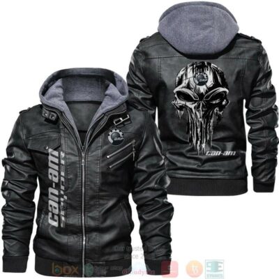 Can-Am Spyder The Punisher skull Leather Jacket LJ0725