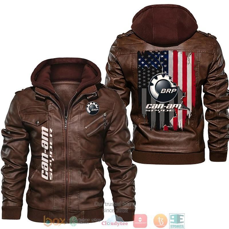 Can Am US Flag Leather Jacket LJ0716 – Let the colors inspire you!
