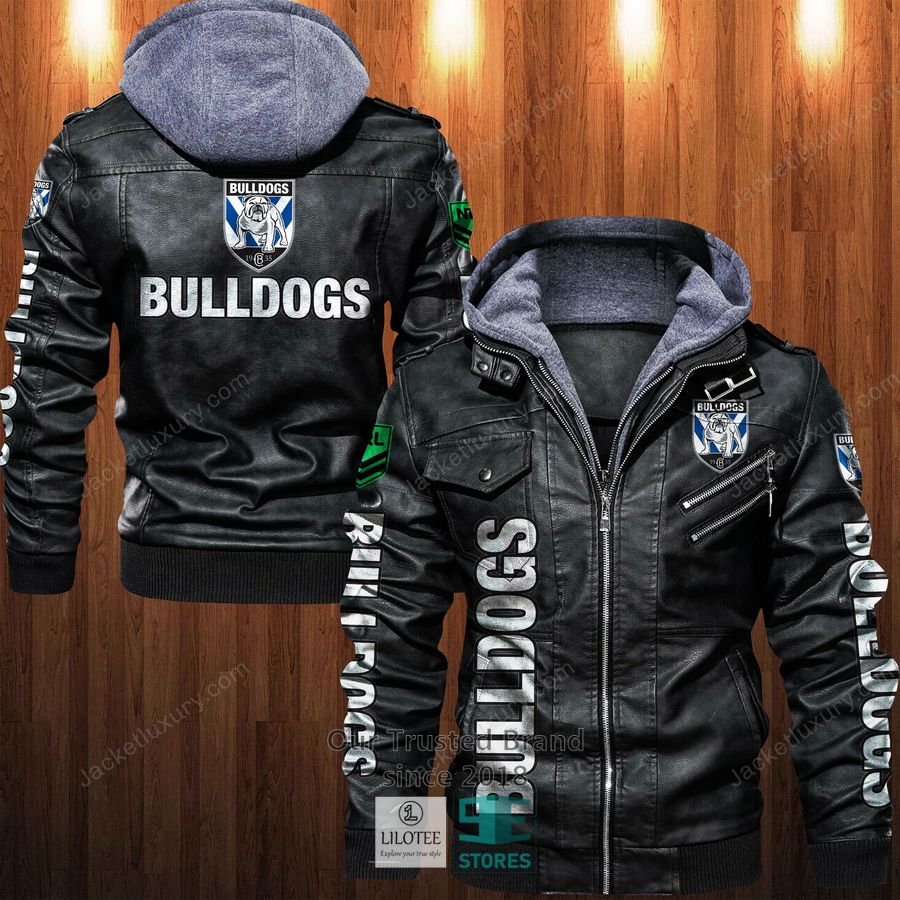 Canterbury Bankstown Bulldogs logo Leather Jacket LJ0041 – Let the ...