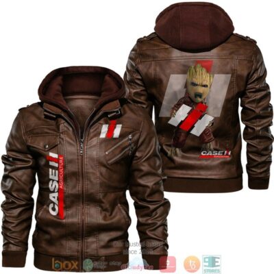 Case IH Agriculture Baby Groot Hug Leather Jacket LJ0752 1