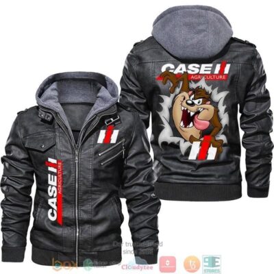 Case IH Agriculture Tasmania Leather Jacket LJ0756