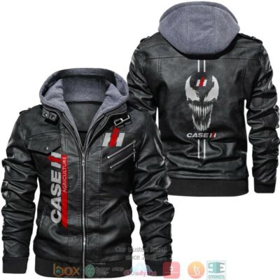 Case IH Agriculture Venom Leather Jacket LJ0758 1 Case IH Agriculture Venom Leather Jacket LJ0758 1