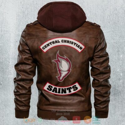 Central Christian Saints NCAA Football Leather Jacket LJ0774