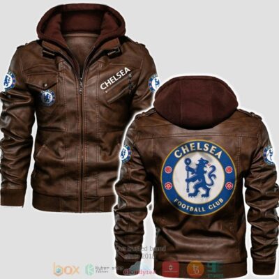 Chelsea Football Club Leather Jacket LJ0803 1 Chelsea Football Club Leather Jacket LJ0803 1