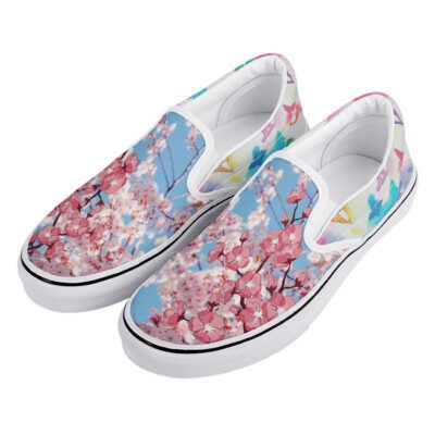 Cherry Blossoms Slip On Shoes Low Top Sneaker For Fans 1