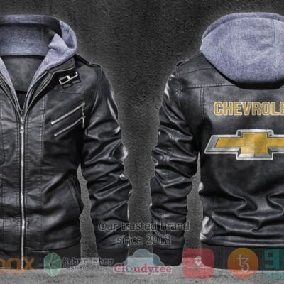 Chevrolet Automobile Car Leather Jacket LJ0805