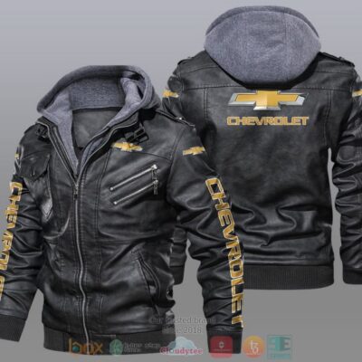 Chevrolet Car Motor Leather Jacket LJ0810