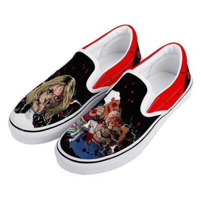 Chucky Slip On Shoes Low Top Sneaker For Fans 1
