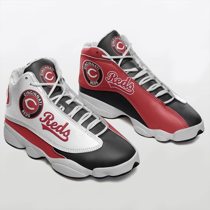 Cincinnati Reds MLB New Style Air Jordan 1 High Top Shoes Custom Number And  Name - Banantees