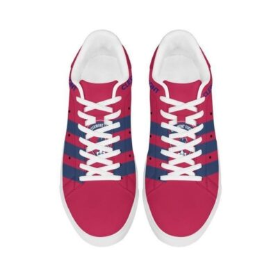 Clermont Foot Auvergne 63 Low Top Leather Stan Smith Shoes - White Sole SST1605 3 Clermont Foot Auvergne 63 Low Top Leather Skate Shoes Tennis Shoes Sneaker For Fans White Sole 3