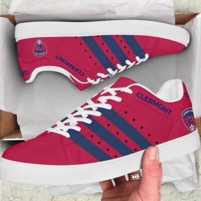 Clermont Foot Auvergne 63 Low Top Leather Skate Shoes