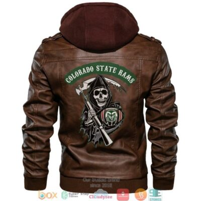 Colorado State Rams NCAA Football Sons Of Anarchy Leather Jacket LJ0958