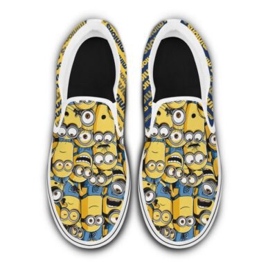 Cute Minions Patterns Yellow Blue Navy Disney Graphic Cartoon Unisex Slip On Low Top Canvas Shoes 4 Cute Minions Patterns Yellow Blue Navy Disney Graphic Cartoon Unisex Slip On Low Top Canvas Shoes 4