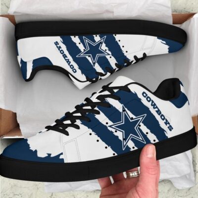 Dallas Cowboys Low Top Leather Skate Shoes