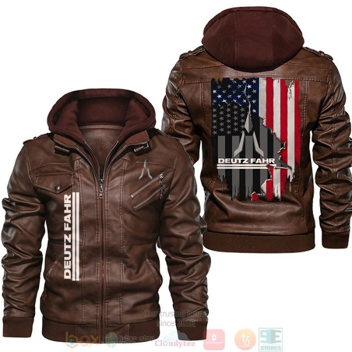 Deutz Fahr American flag Leather Jacket LJ1051 – Let the colors inspire ...