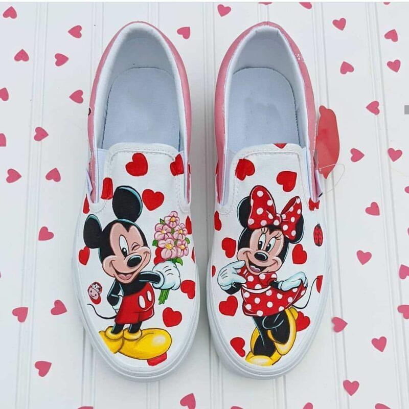 Disney Mickey Mouse Minnie Mouse Slip On Shoes – Let the colors inspire ...
