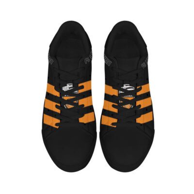 FC Lorient Low Top Leather Stan Smith Shoes - Black Sole SST1648 3 FC Lorient Low Top Leather Skate Shoes Tennis Shoes Sneaker For Fans Black Sole 3