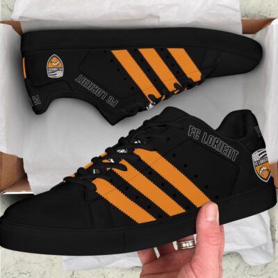 FC Lorient Low Top Leather Stan Smith Shoes - Black Sole SST1648