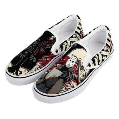 Friday The 13th Slip On Shoes Low Top Sneaker For Fans 1 1