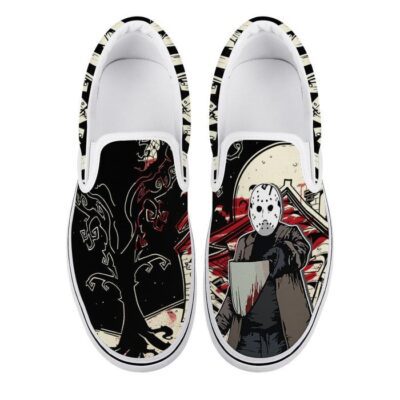 Friday The 13th Slip-On Shoes Low Top Sneaker For Fans