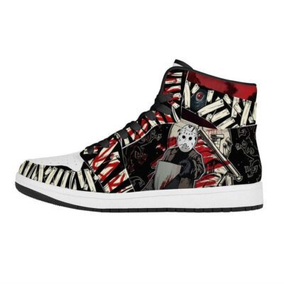 Friday The 13th Sneaker Air Jordan 1 Custom Sneakers For Fans